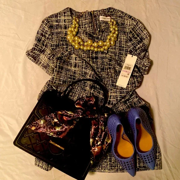 macy's black calvin klein dress Casual Shoe High Top Dress Sneakers In Cuoio & Cognac D (Medium) / 5.5 main image 0